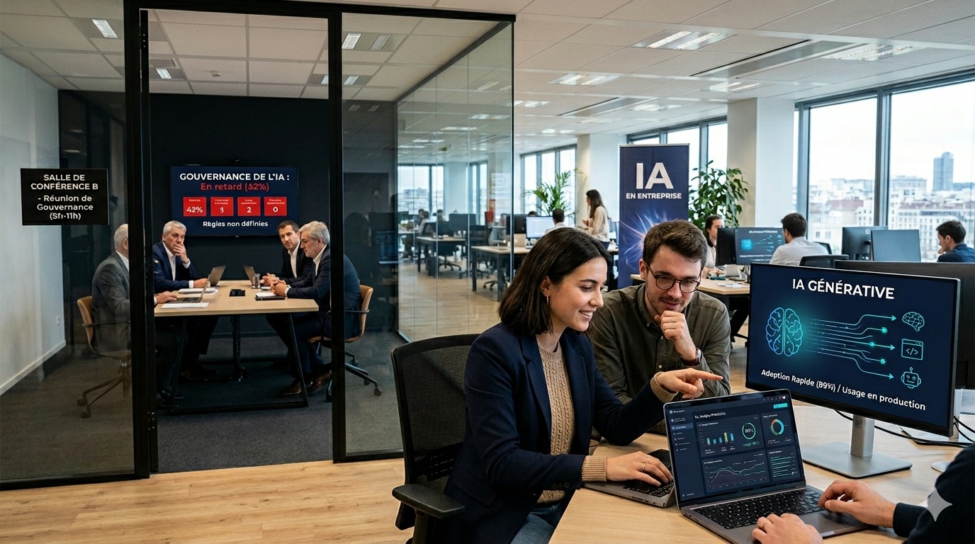 IA en entreprise : quand l’usage devance la gouvernance